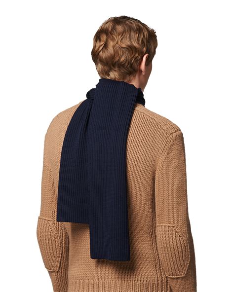 prada men scarf|Prada wool scarf.